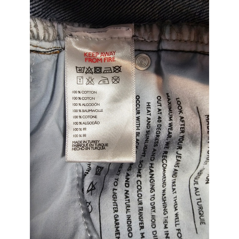 BDG Urban Outfitters Mom Jeans Blue High Waisted Seam Detail W31 L32 Womens - Picture 15 of 15